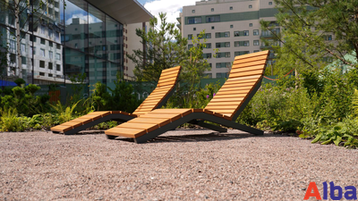 шезлонг на общественный пляж