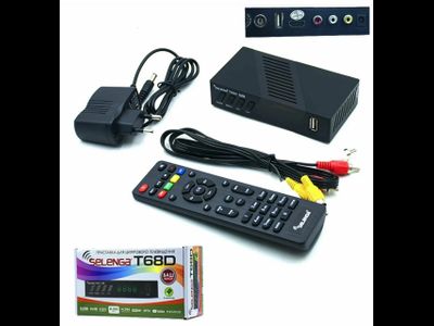Цифровой ресивер Selenga T68D (Эфирный DVB-T2/C) для просмотра цифрового и аналогового телевещания