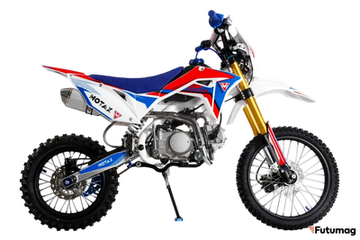 Питбайк MOTAX MX 125 Белый-синий