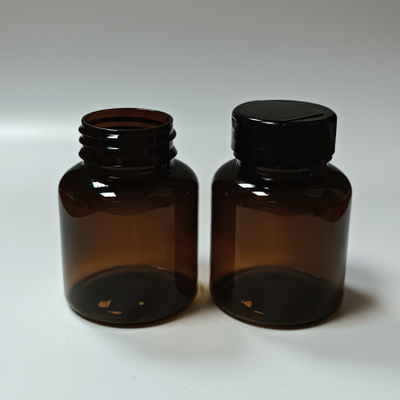 Банка ПЭТ 100мл/37мм, коричневый, арт. 2264