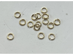 Колечки зол 4мм 8гр_пакет