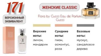 Духи женские EC Classic 171, 50 мл  Версионный эквивалент Flora by Gucci Eau de Parfum Gucci