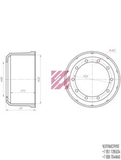 Барабан тормозной SAF 420х200 1064027000