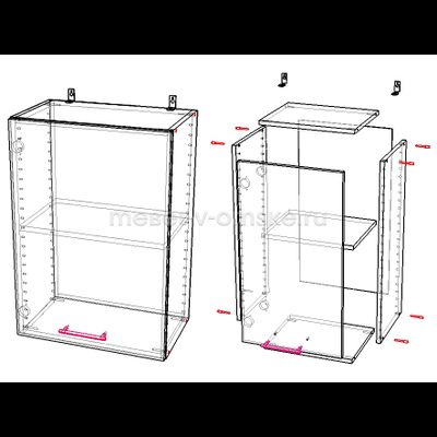 Шкаф кухонный Аляска А-61 (600)