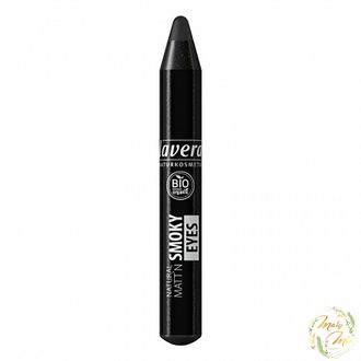 КАРАНДАШ ДЛЯ ГЛАЗ "SMOKY EYES", ЧЁРНЫЙ, LAVERA, 3,1 gram