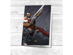 Обложка на паспорт Borderlands, Бордерленд №14