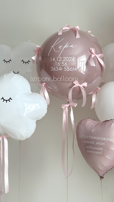 Комплект на выписку девочки №54