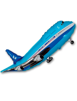 Самолет синий (81 см)