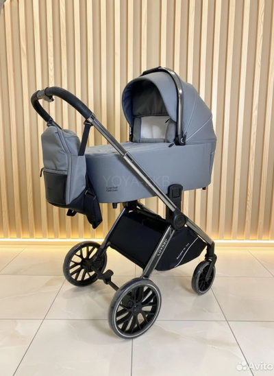 Детская коляска 3 в 1 Luxmom 888X Серый