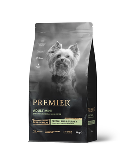 PREMIER (Премьер) сухой корм для собак мини - пород, Ягненок, индейка 1 кг