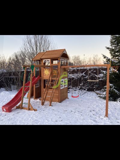 Детская площадка IgraGrad Клубный домик 2 с рукоходом Luxe