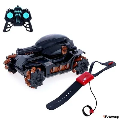 Радиоуправляемый Танк с гидрогелевыми снарядами Fighter 4WD Коричневый