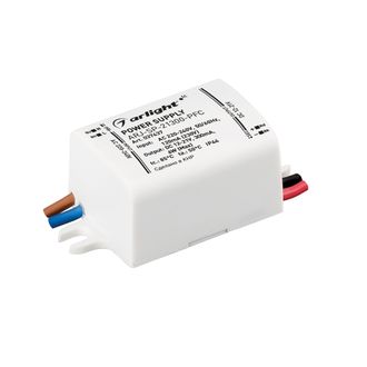 Блок питания Arlight, ARJ-SP-21300-PFC (6W, 12-21V, 300mA, IP44 Пластик, 5 лет)