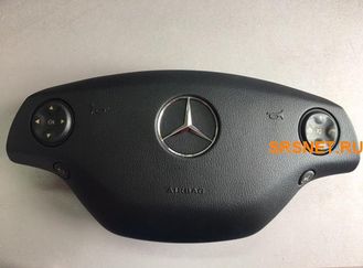 Восстановление внешнего вида (крышки) подушки безопасности водителя Mercedes-Benz W221