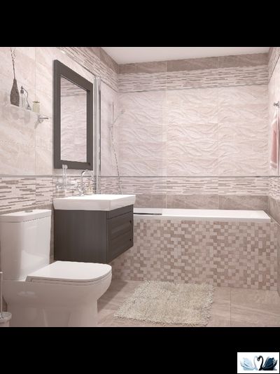 Плитка настенная Laparet Pegas коричневый 20 х 60 см