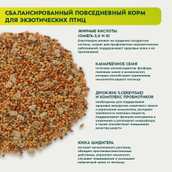 Bambini Pets (Бамбини Петс) корм для экзотических птиц, 400 г