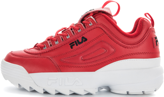 Кроссовки FILA DISRUPTOR 2 PREMIUM Красные женские (36-41)