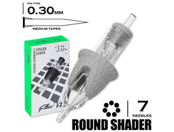 7 RSMT/0.30 - Round Shader Medium Taper "EZ FILTER V2"