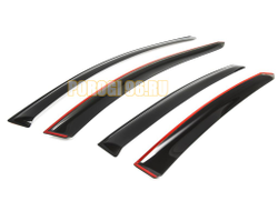 Дефлектор окон для Kia Rio SD 2011-2017