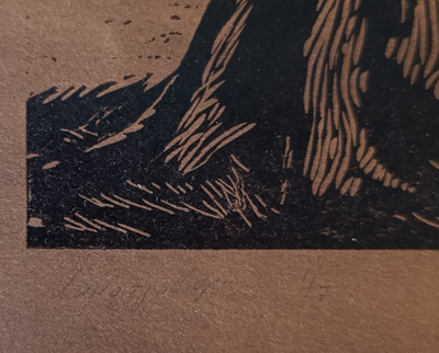 "Шелепин А.Н." автолитография Калинкин Г.А. 1972 год