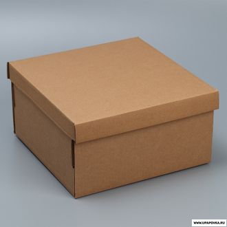 Коробка «Бурая» крышка - дно 30 х 28,5 х 15,3 см