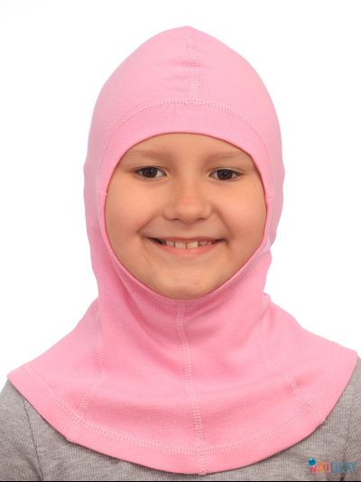 Шапка-шлем 23301-02 95%хлопок 5%лайкра, ярко-розовый 48-50