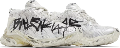 Balenciaga Runner Sneaker Graffiti White Black