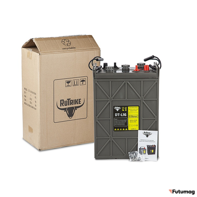 Тяговый WET аккумулятор Rutrike DTL16 (L16H-AC) 6V275A/H C3