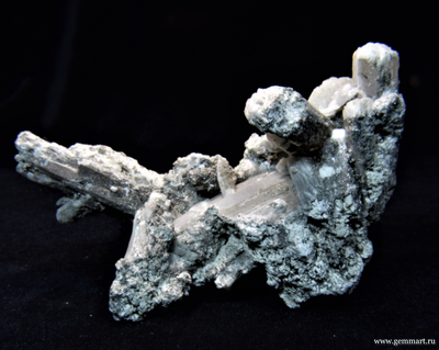 Натролит, друза кристаллов. Россия. 110*65*65мм