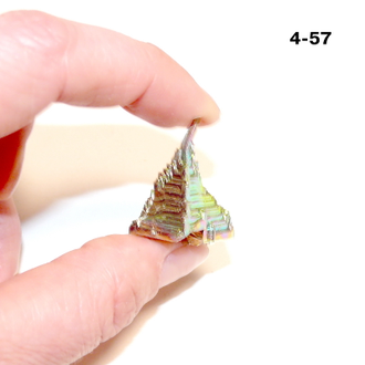 Висмут выращенный (кристалл) №4-57: 10,5г - 27*18*17мм