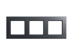 Jung A5583BFANM рамка 3 поста, цвет матовый антрацит