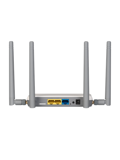 PV-WF2RT4GD - маршрутизатор 4G, Wi-Fi 2,4 ГГц. Съёмные 4G антенны разъемы SMA Female.