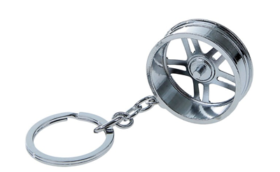 Брелок «ДИСК», металл ХРОМ