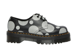 Полуботинки Dr.Martens 1461 с желтой строчкой черные