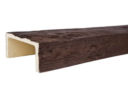 Декоративная балка из полиуретана. Полиуретановая фальшбалка Country Decor угловая пепел