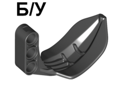 ! Б/У - Technic Grabber Arm Claw / Hook  with 3L Liftarm Thick Type 1, Black (11953 / 6022769) - Б/У