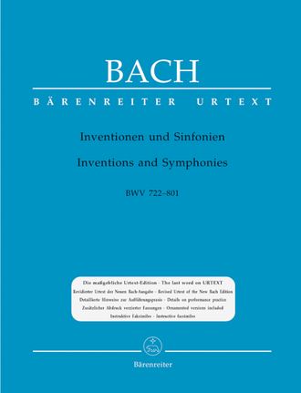 Bach, J. S. Inventions and Sinfonias BWV 772-801