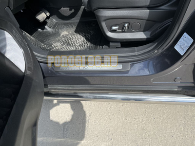 Защита штатного порога труба d60 для CheryExeed VX (2022-...)