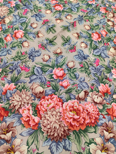 Павловопосадский платок Дары лета 2009-3