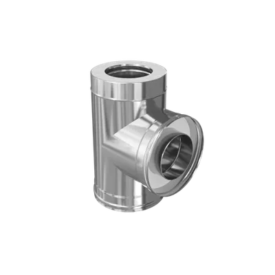 Сэндвич-тройник 90 (304/0,8мм + 430/0,5мм) D 115х200 Ferrum Ceramics