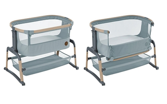 Приставная кровать Maxi-Cosi Iora Air Beyond Grey ECO/серый (c колесами)