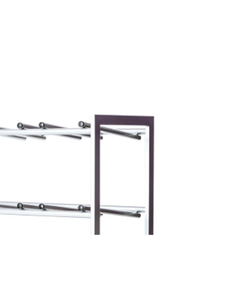 Стеллаж из профиля для 6 бутылей