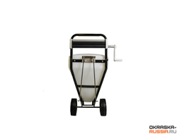 Бункер шпаклевочный ASPRO (100 литров в комплекте с роликом)