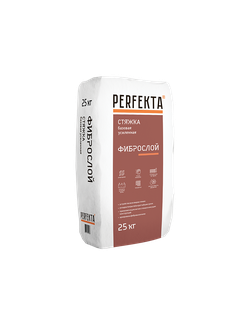 PERFEKTA Стяжка пола толстослойная (10-200мм) Фиброслой 25 кг