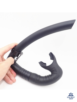 Трубка для дайвинга Sea Wolf матовая рифленая