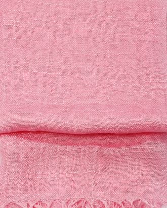 Палантин "Лён -2"розовый