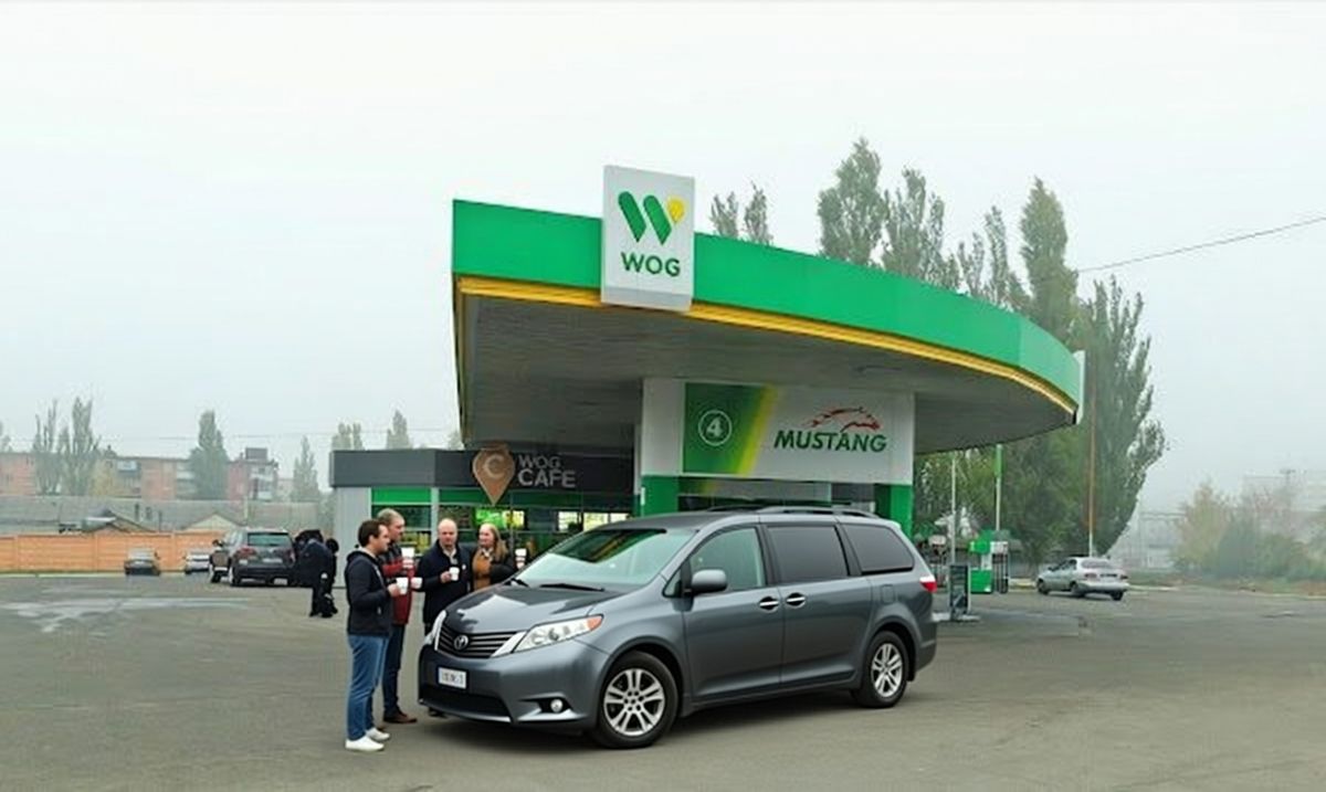 Комфортный отдых на заправке при трансфере Кишинев Полтава