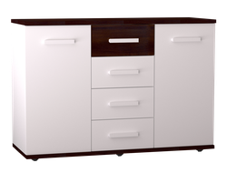 Гостиная НОРВУД - НОРВУД 5 Тумба МЦН Белый-Орех шоколадный