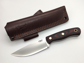 Нож Барибал сталь VG10 красно-черная микарта