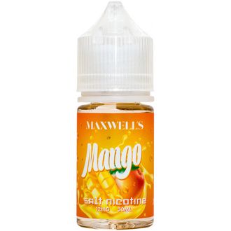 MAXWELLS SALT (12 MG) 30ml - MANGO (ТРОПИЧЕСКОЕ МАНГО)